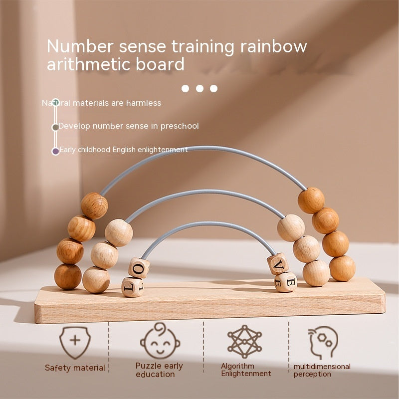 Hands-On Learning – Wooden Montessori Counting Toy for Toddlers & Preschoolers